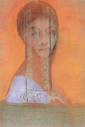 Veiled Woman (mk19) Odilon Redon